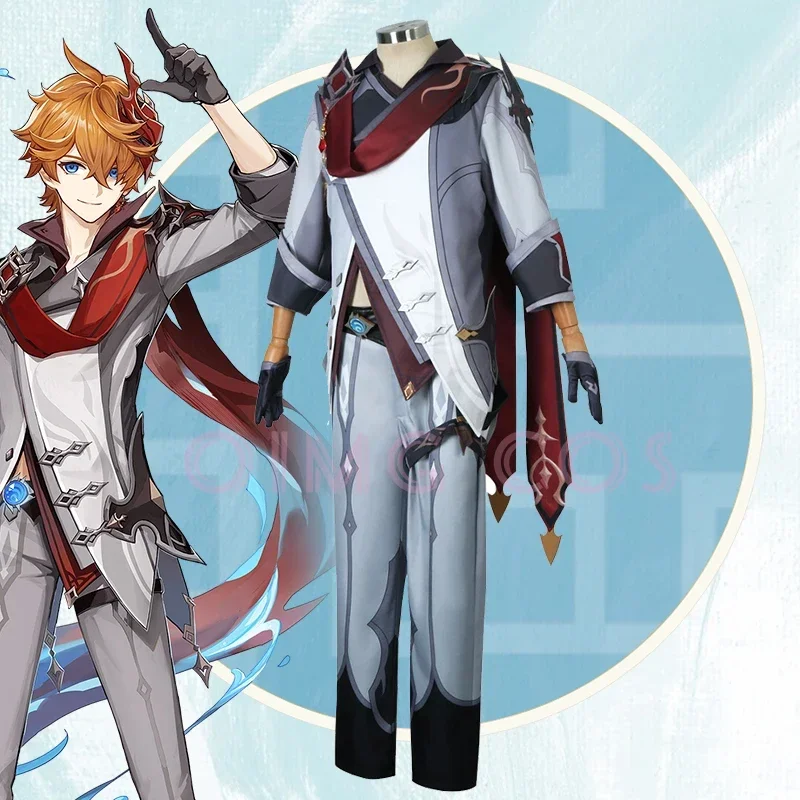Genshin Impact Tartaglia Cospl - Anime Cosplay Jumpsuit review and price