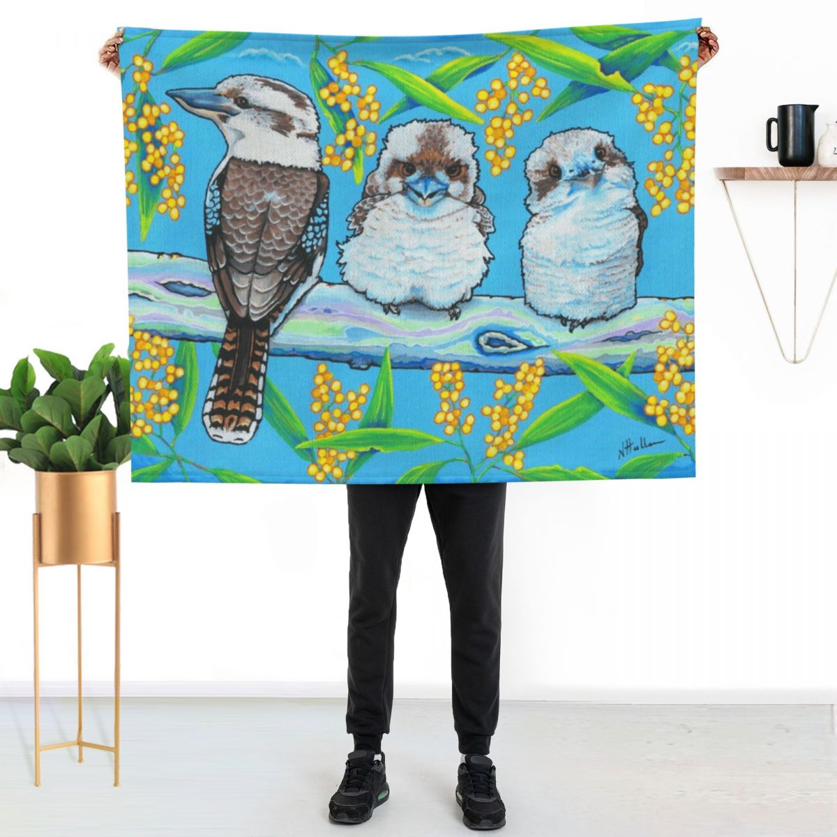 Kindred Kookaburras Throw Blan - Anime Cosplay Idea review and price